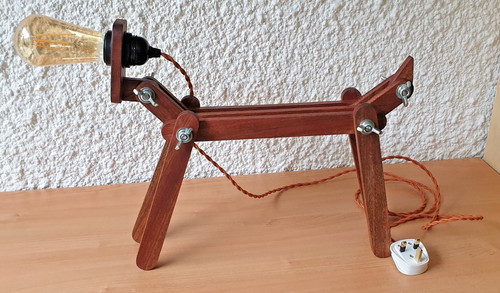 Posing dog novelty bedside - posing,