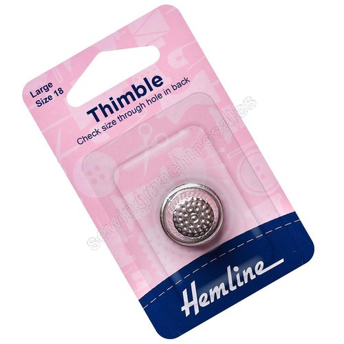 Large metal sewing thimble - large,