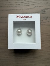 Majorca Lyra faux pearl stud