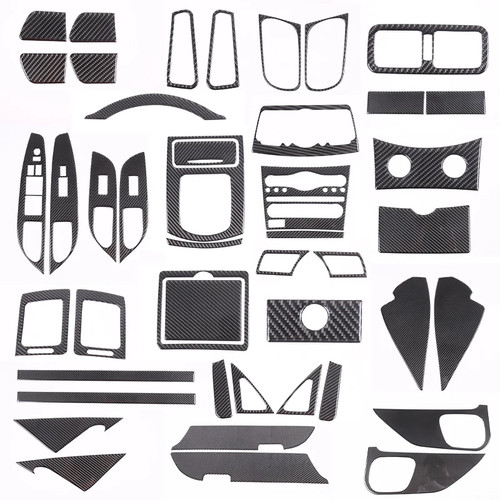 Soft carbon fiber trim cover - fiber,