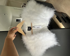 Missy girl white faux fur - missy,