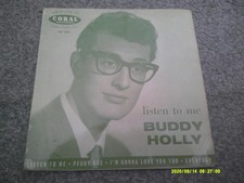 BUDDY HOLLY Listen To Me EP  1958   CORAL    superb EX