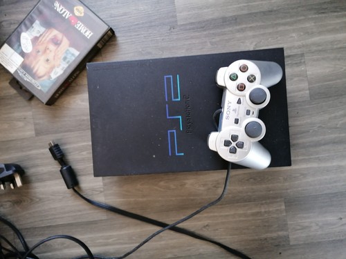 Black ps2 fat console - fat, 2