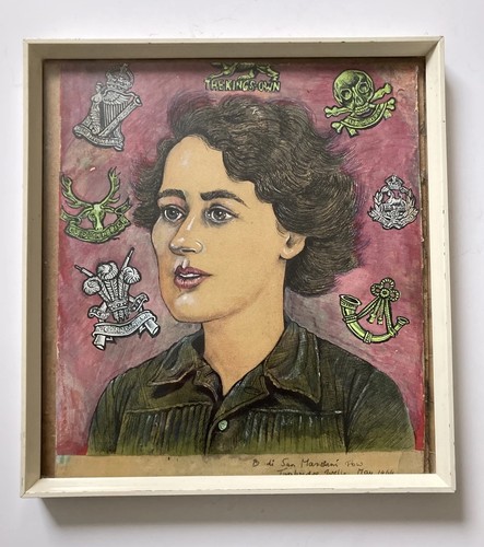 Vintage 1944 watercolour - vintage,