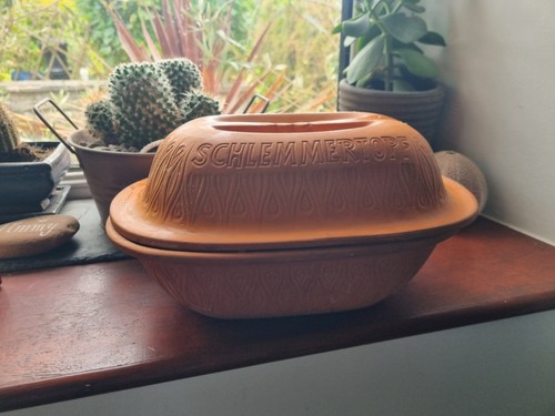 Vintage schlemmertopf clay - schlemmertopf,