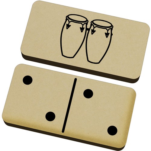Conga drums domino set with - drums',