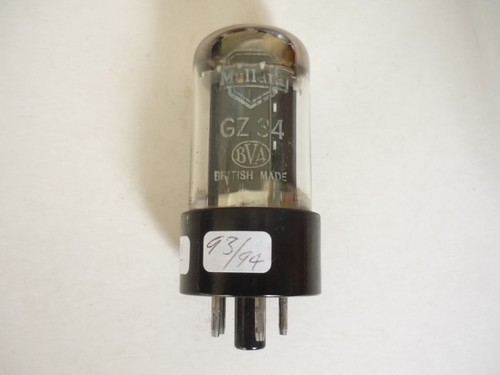 Rare mullard gz34 5ar4 fat - rare,