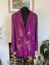 Rare Zara Purple Sequin Jacket