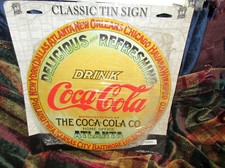 Coca Cola Tin Sign -