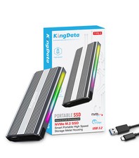 KingData M.2 NVMe NGFF SSD Enclosure USB 3.1 Type-C 10Gbps Converter Adapter