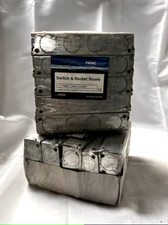 10 PACK OF 2 gang socket box's