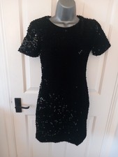 Topshop velvet sequin dress