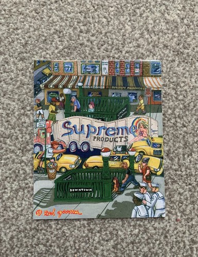 Supreme ss22 manhattan sticker - supreme,