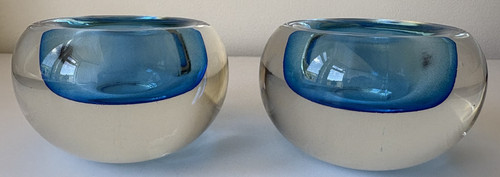 Pair heavy blue clear - heavy, blue/clear