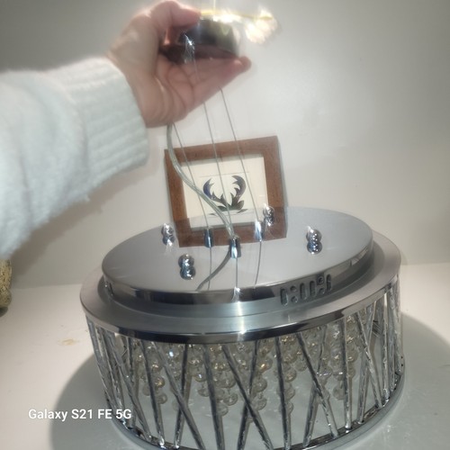 Silver chandelier ceiling - silver,