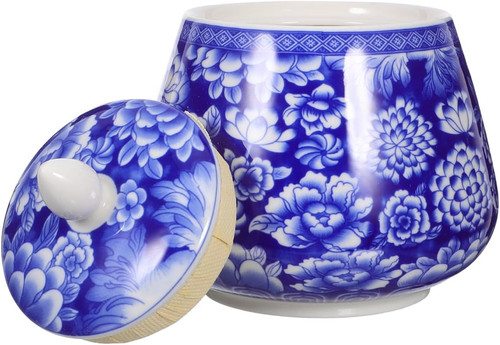 Blue and white - and, storage