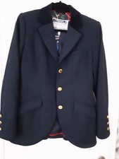 joules blue tweed jacket size