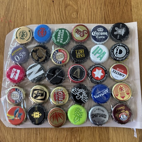 Beer bottle tops crimp caps - 30,