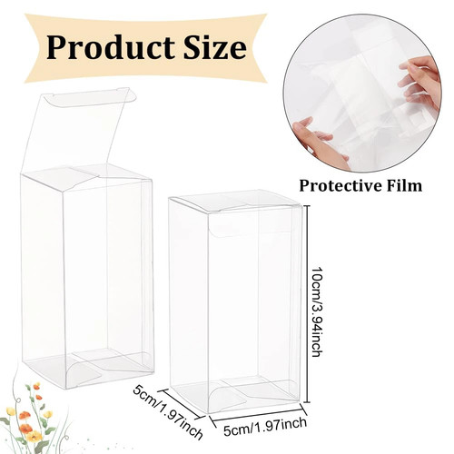 Clear wedding favour boxes - favour,