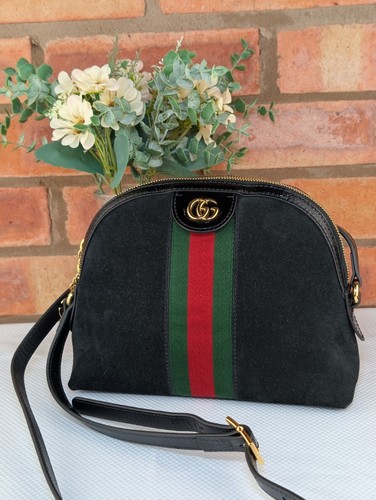 Gucci ophidia black suede - gucci,