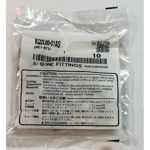 Smc kq2l06 01as lot - kq2l06-01as, (4e1-8tu)