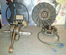 VESPA RALLY 200 ELECTRONIC FEMSA FLYWHEEL STATOR CDi & CRANK CRANKSHAFT USED