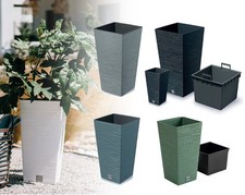 Tall Square Plant Pot Modern