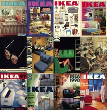 60 'Vintage' Swedish IKEA Catalogue's (1950-2010) *DVD* BONUS Issues - Argos Etc