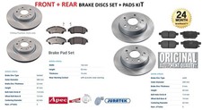 FRONT + REAR DISCS & PADS for