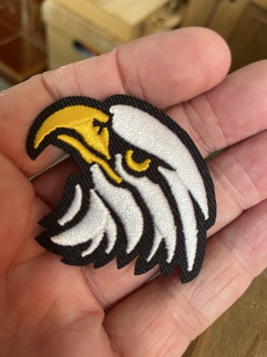Bald eagle head embroidered - eagle,