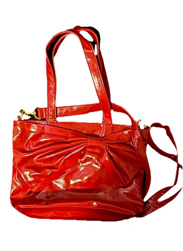 Big buddha red patent handbag - buddha,