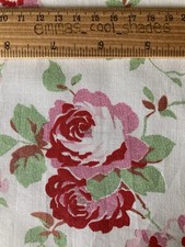 OVAL Lampshade Ikea Cath Kidston Rosali SMALL 20CM White Fabric Handmade Roses