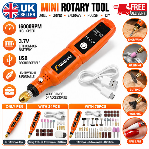 Mini rotary tool usb cordless - mini,