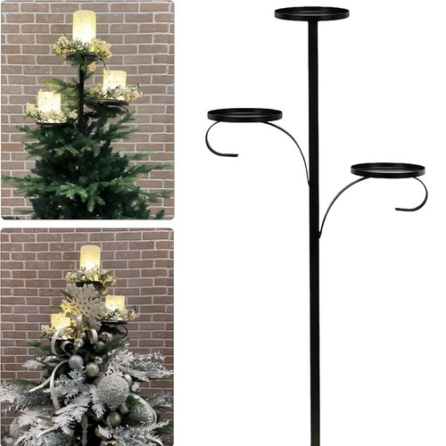 Black triple tree topper - black,