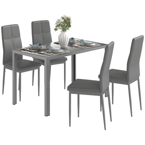 Homcom piece dining set - homcom, 5