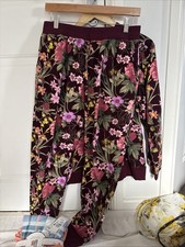 Next Ladies floral long sleeve Pyjama Set Size Medium 