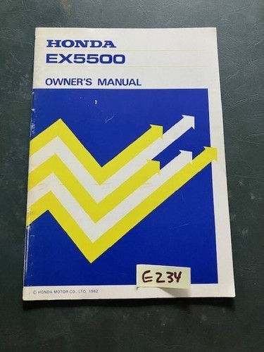Vintage oem honda - vintage, ex5500
