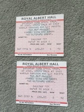 Frank Sinatra Royal Albert Hall Tickets. Frank, Liza & Sammy. 1989. 