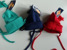 3 x SATILA KIDS Designer Children's Winter Hats with ties Baby/Toddler 