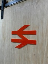 3mm Thick Acrylic Large British Rail Logo Sign - Train Signage - BR - Train room