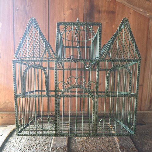 Vintage green metal victorian - green,