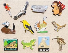 12x Mixed Pins (No Cards) -