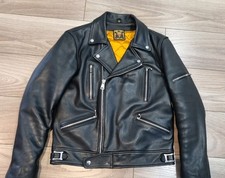 Goldtop Leather Lancer Front Motorcycle  Jacket Style 617/GTJ/-617   Size 40