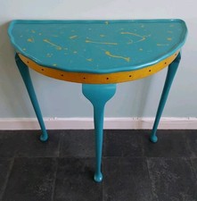 Upcycled Handpainted Halfmoon