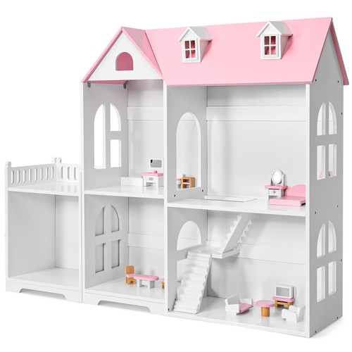Tier dollhouse bookcase - 2-tier,