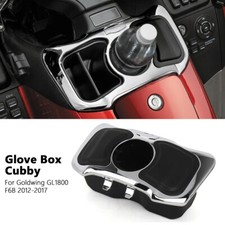 Glove Box Cubby Chrome Storage Box For Honda Goldwing GL1800 F6B 2012-2017