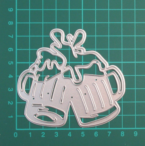 Beer glasses metal die cutter - glasses,