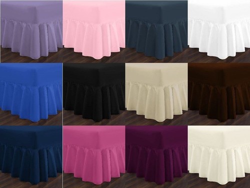 Fitted valance bed sheet - valance,