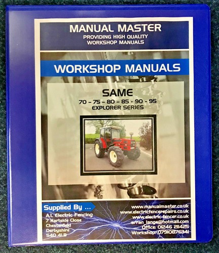 Same explorer tractor - tractor, workshop