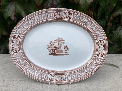 Antique victorian platter - antique, platter.